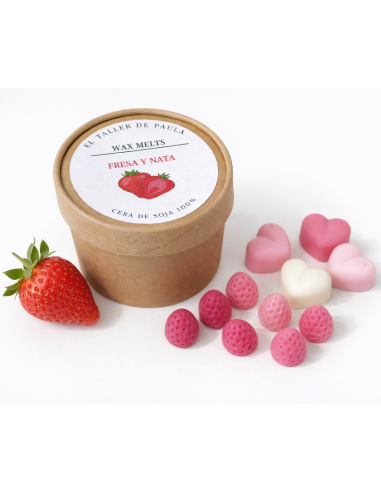 Wax Melts Fresa y Nata ( Vaso Eco)