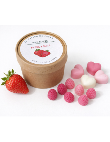 Wax Melts Fresa y Nata ( Vaso Eco)