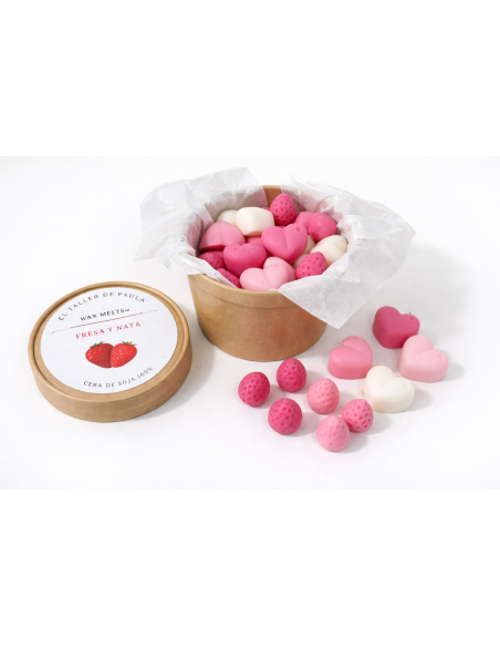 Wax Melts Fresa y Nata ( Vaso Eco)