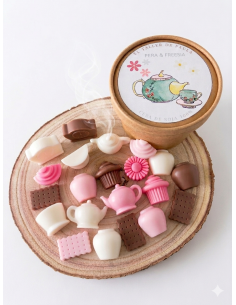 Wax Melts " Pera y Fresia" vaso eco