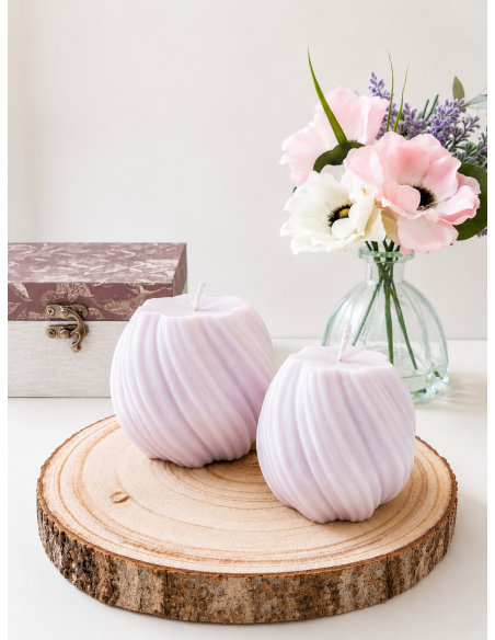 Set Velas Decorativas Espiral