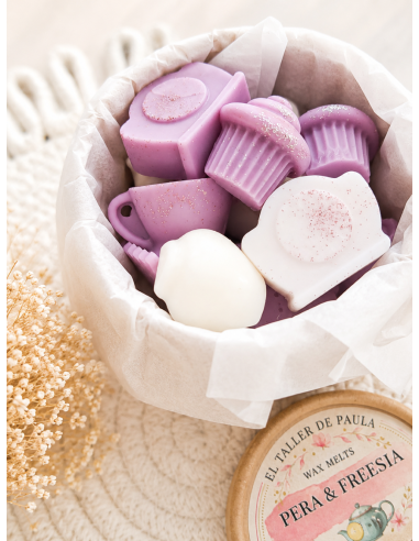 Wax Melts " Pera y Fresia" vaso eco