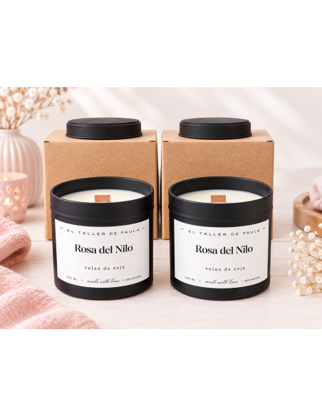 Vela Aromática  " Rosa del Nilo"