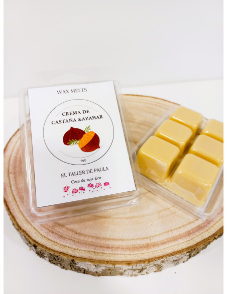 Wax Melts Tableta "Crema de Castaña y Azahar"